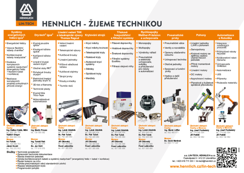 Produktový přehled o.z. LIN-TECH 2025