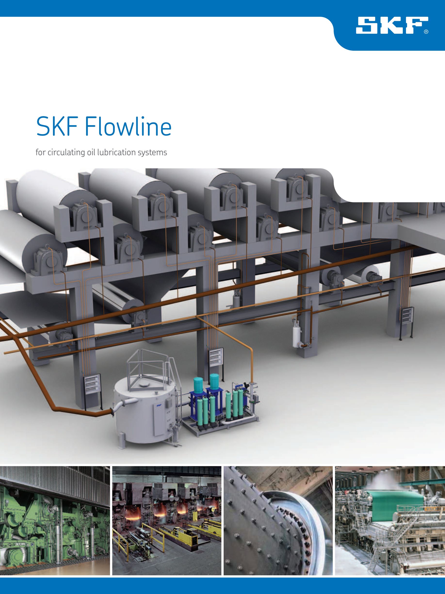 Oběhový mazací systém SKF Flowline