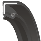 Shaft seal FPM AS