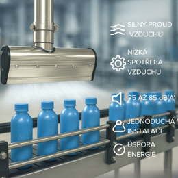 systém ofuku k sušení produktů