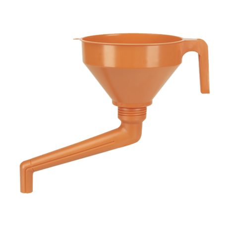 Pvc Outlet Funnel Plastic funnel HDPE 160 d160 mm, strainer, rigid angular outlet tube