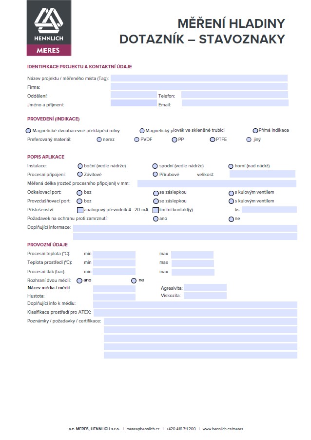 Dotaznik Stavoznaky