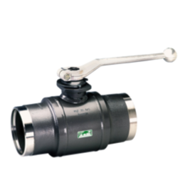 Přímý kulový kohout s navařovacími koncovkami hennlich Přímý kulový kohout s navařovacími koncovkami hennlich