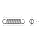 Extension spring 05/10