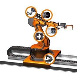Příslušenství triflex na 3.-6. ose robota